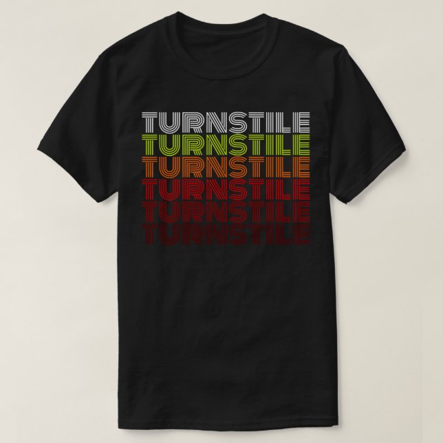 Turnstile Vintage Classic T Shirt (Design Front)