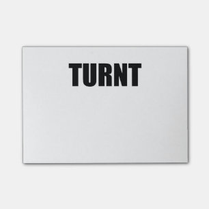 TURNT Drunk Shots Party Club Fun Times Turnt Up Post-it Notes