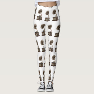 Turntable cartoon illustration  leggings