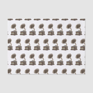 Turntable cartoon illustration  tissue paper