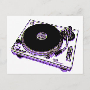 Turntable Postcard