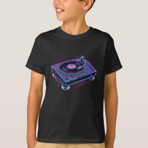 Turntable Vintage Audio LP Vinyl Record Player T-Shirt
