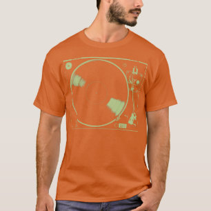 Turntable Vinyl Record Analogue Record Music Produ T-Shirt