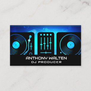 Turntables   Music   Producer Business Card