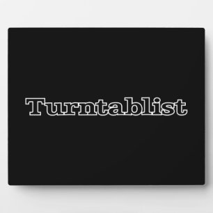 Turntablist Plaque