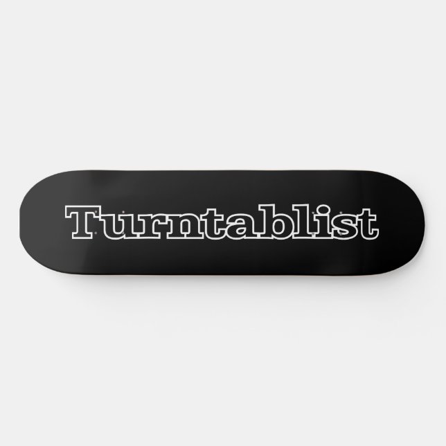 Turntablist Skateboard (Horz)