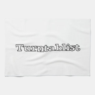 Turntablist Tea Towel