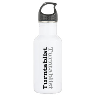 Turntablist ʇsılqɐʇuɹn⊥ 532 ml water bottle