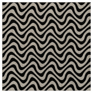 Turpitude Natural Linen Fabric Print
