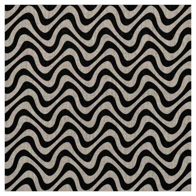 Turpitude Natural Linen Fabric Print (Swatch)