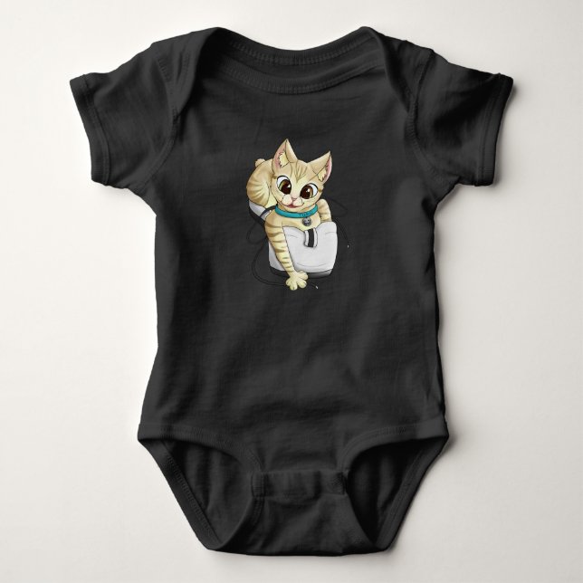 Turq Onepiece Baby Bodysuit (Front)