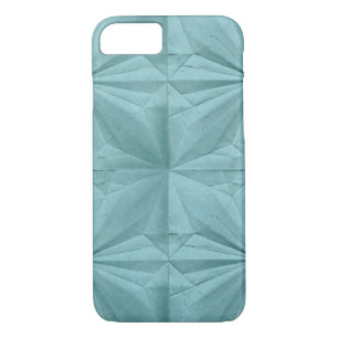 Turqoise Paper Origami Pattern iPhone 8/7 Case