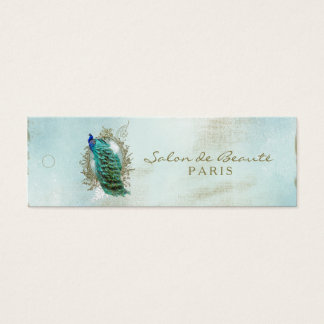 Turqoise Shabby Peacock - Merchandise Price Tag