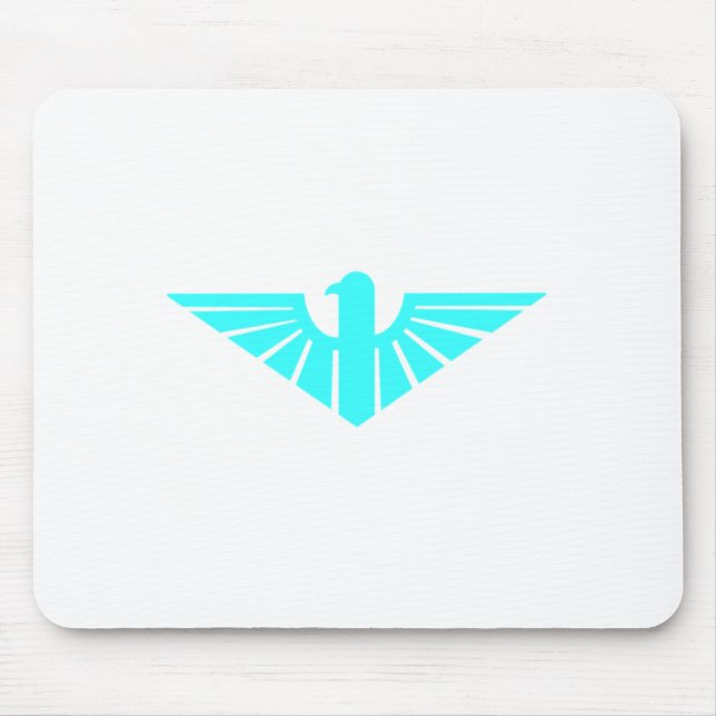 Turqoise Thunderbird Mouse Mat (Front)