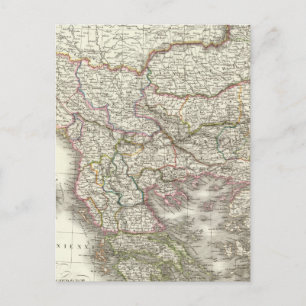 Turquie d'Europe, Grece - Turkey and Greece Postcard