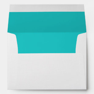 Turquoise A7 Linen Envelopes