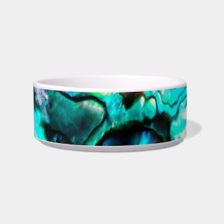 Turquoise abalone shell detail bowl