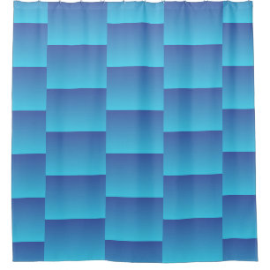 Turquoise abstract pattern Shower Curtain