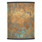 Turquoise And Copper Lamp Shade