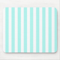 Turquoise and white candy stripes