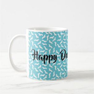 Turquoise and White Doxie Mum Mother's Day Mug
