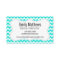 Turquoise, Aqua Colour Chevron; Frog