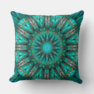 Turquoise Art 1 Pillow