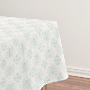 Turquoise Baroque Royal Damask Tablecloth