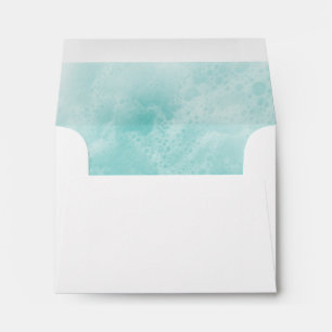 Turquoise Beach Waves RSVP Envelope