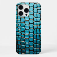 Turquoise Black and Gold Reptile Scale Pattern