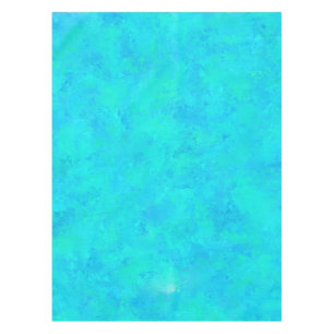 Turquoise Blue Abstract Pattern Tablecloth