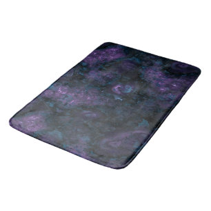 Turquoise blue and amethyst Stone Bath Mat