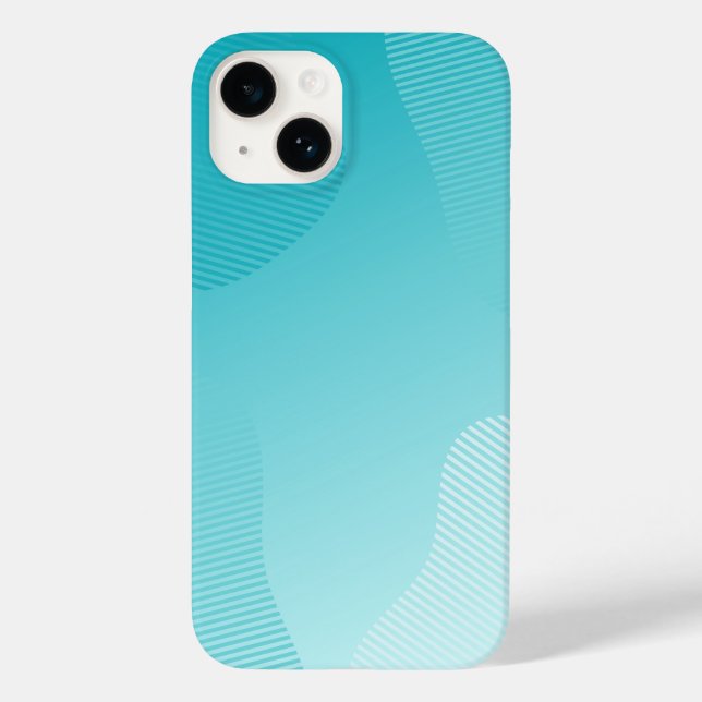 Turquoise blue  Case-Mate iPhone case (Back)
