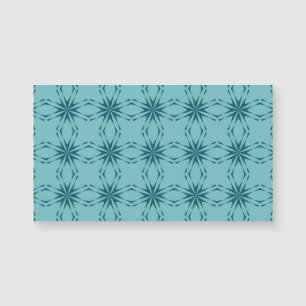 Turquoise blue, cool, trendy flower abstraction