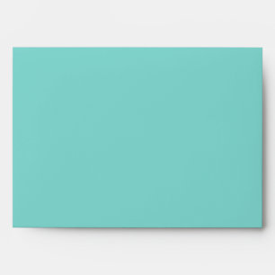 TURQUOISE BLUE CUSTOM CUSTOMIZABLE ENVELOPE