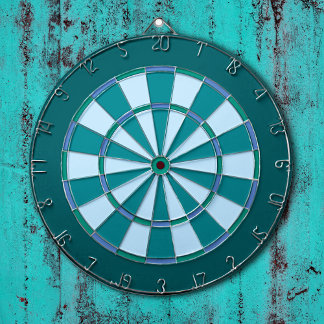 Turquoise Blue Dartboard