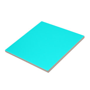 Turquoise Blue Fashionable Solid Colour Background Tile