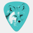 Turquoise Blue Fox Wildlife Portrait Add Your Name