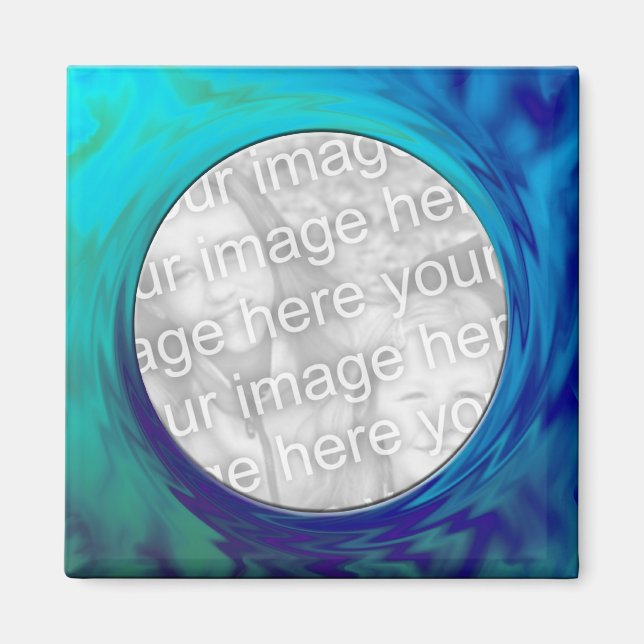 turquoise blue magnet (Front)