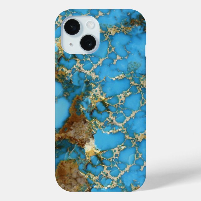 Turquoise Blue Phone Case (Back)