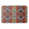 Turquoise Blue Rust Orange Red Brown Tribal Art