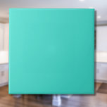 Turquoise Blue Solid Colour | Classic | Elegant Tile<br><div class="desc">Turquoise Blue Solid Colour | Classic | Elegant | Trendy | Stylish | Gift</div>