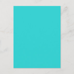 TURQUOISE BLUE (solid colour) ~ Postcard