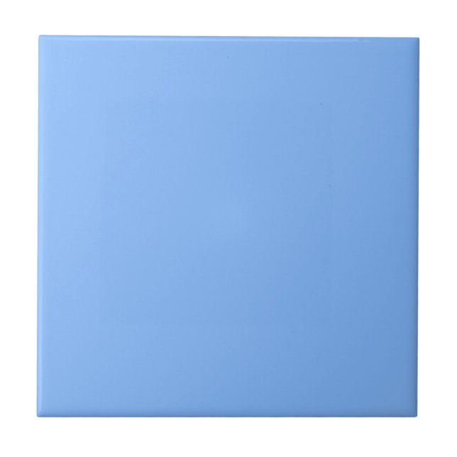 Turquoise Blue Solid Colour Tile (Front)