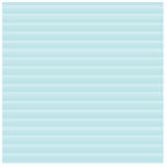 Turquoise Blue Stripes. Photo Sculpture Magnet<br><div class="desc">Horizontal stripes in pastel shades of turquoise blue. Simple striped design in a green - blue colour.</div>