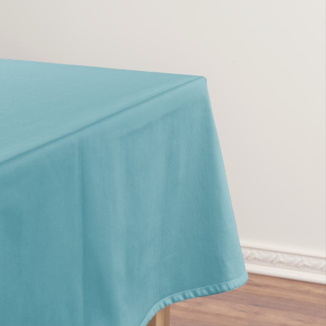 Turquoise Blue Tablecloth (In Situ)