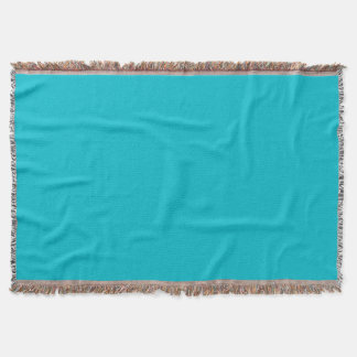 Turquoise Blue Throw Blanket