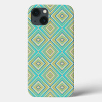 Turquoise Blues Alternative Diamond Pattern