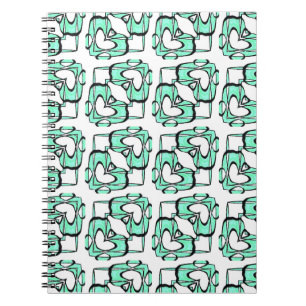 Turquoise Bon Bons Notebook