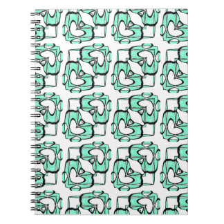 Turquoise Bon Bons Notebook